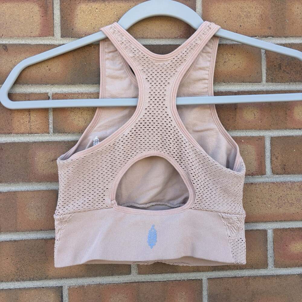 FP Movement Every Single Time Sports Bra Womens XS/S Light Pink Nude